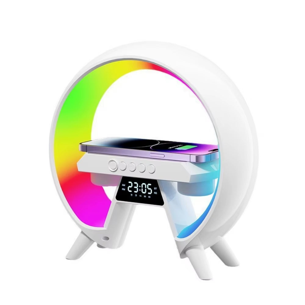 LED Alarm Clock Speaker Charger