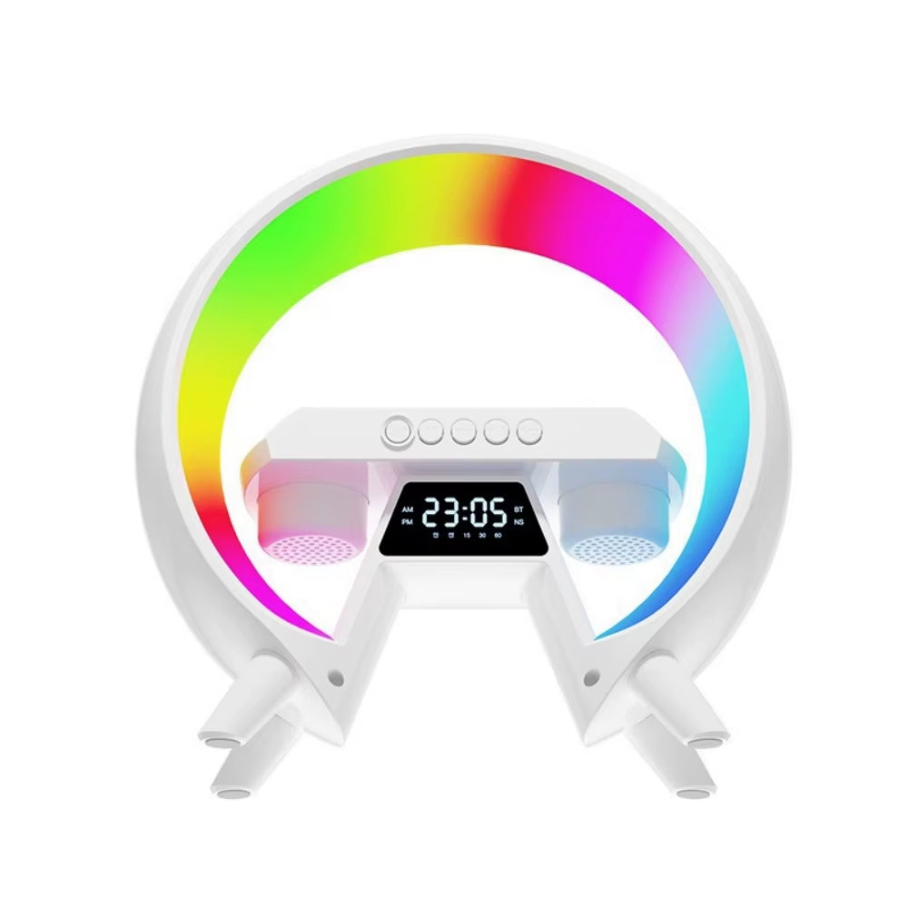 LED Alarm Clock Speaker Charger