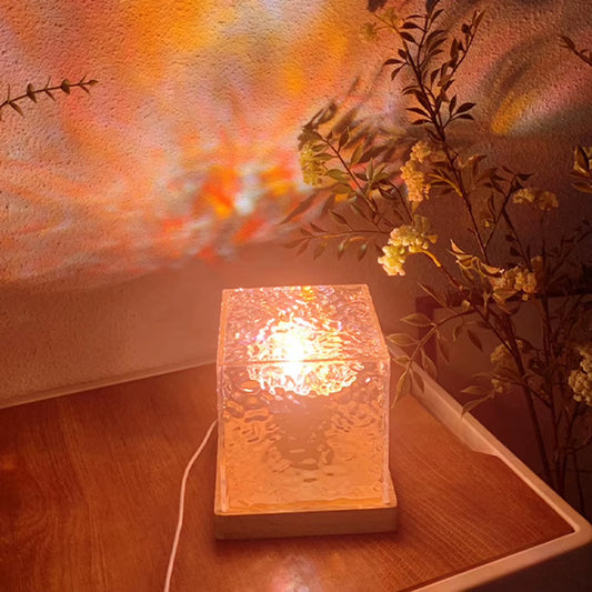 Ocean Wave Projector Light,16 Colors Midnight Aura Lamp with Touch Control Aurora Glow Lamp Light Projector for Home Office Bar